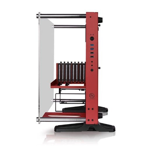 Thermaltake Core P3 TG Midi Tower Black, Red, Transparent