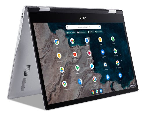Acer Chromebook CP513-1H-S60F Qualcomm Snapdragon 7c Hybrid (2-in-1) 15.6" Touchscreen Full HD 4 GB LPDDR4x-SDRAM 64 GB Flash Wi-Fi 5 (802.11ac) ChromeOS Silver