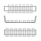 StarTech.com S1MB-DESK-CABLE-TRAY cable organizer Cable basket Black 1 pc(s)