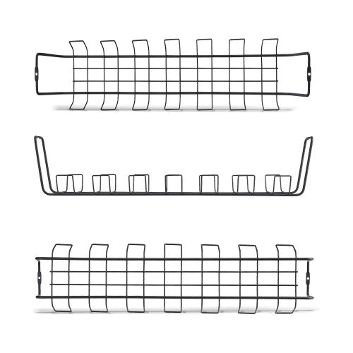 StarTech.com S1MB-DESK-CABLE-TRAY cable organizer Cable basket Black 1 pc(s)