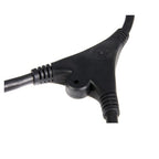 StarTech.com PXT100Y power cable Black 118.1" (3 m) C14 coupler 2 x C13 coupler