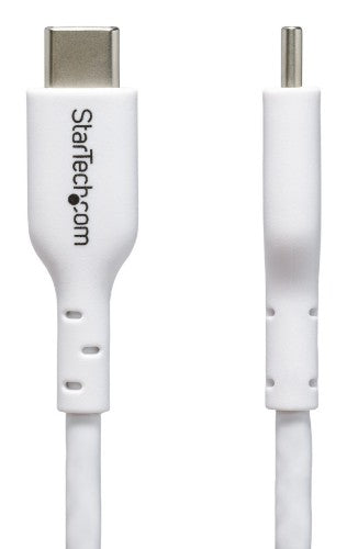 StarTech.com USB2CC2MNCWHE USB cable USB 2.0 78.7" (2 m) USB C 0.48 Gbit/s 60 W White