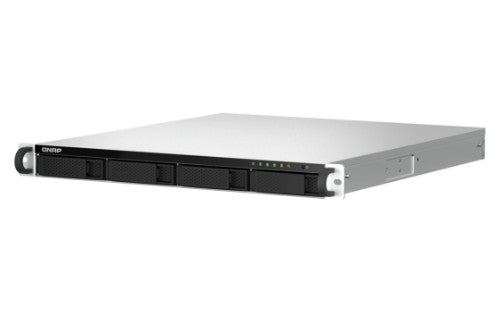 QNAP TS-464U-RP NAS Rack (1U) Intel® Celeron® N5095 8 GB DDR4 0 TB QNAP QTS Aluminum, Black