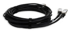 AddOn Networks C-Q200-2Q100-3M-AO InfiniBand/fibre optic cable 118.1" (3 m) QSFP56 Twinax Black