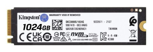 Kingston Technology 1024G KC3000 M.2 2280 NVMe SSD, Bulk