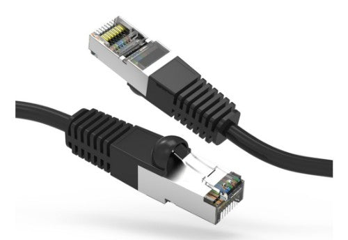 Axiom C6AMBSFTPK20-AX networking cable Black 240.2" (6.1 m) Cat6a S/FTP (S-STP)