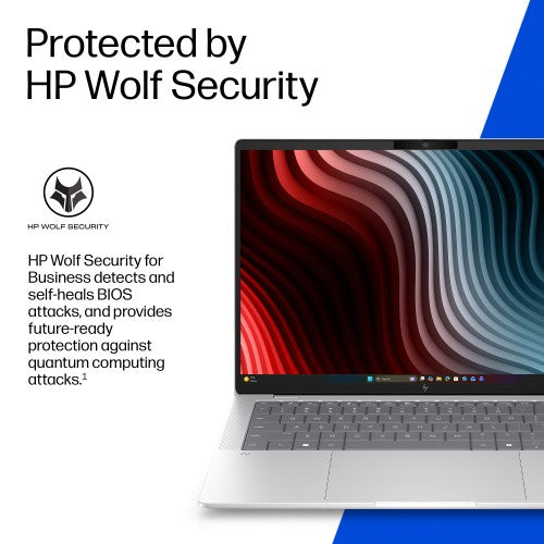 HP EliteBook X G2a 14 inch Notebook Next Gen AI PC Wolf Pro Security Edition Copilot+ PC Laptop 14" 3K 32 GB LPDDR5x-SDRAM 1 TB SSD Wi-Fi 7 (802.11be) Windows 11 Pro Blue