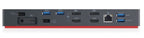 Lenovo 40AN0135US laptop dock/port replicator Wired Thunderbolt 3 Black, Red