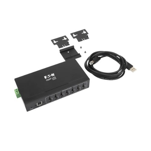 Tripp Lite U223-007-IND-1 interface hub USB 2.0 Type-B 480 Mbit/s Black