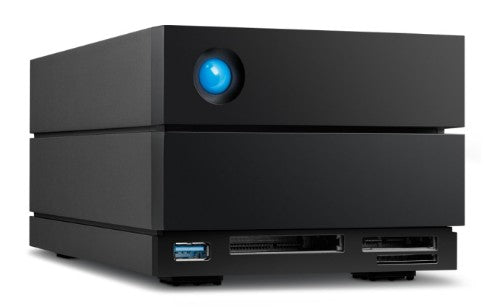 LaCie 2big Dock disk array 48 TB Desktop Black