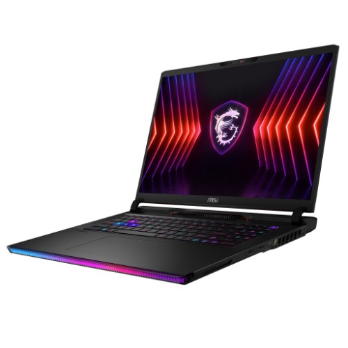 MSI Raider GE78 HX 14VGG-254US Intel® Core™ i7 i7-14700HX Laptop 17" Quad HD+ 16 GB DDR5-SDRAM 1.51 TB SSD NVIDIA GeForce RTX 4070 Wi-Fi 7 (802.11be) Windows 11 Pro Black