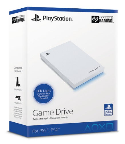 Seagate Game Drive PS5 1 TB 3.2 Gen 1 (3.1 Gen 1) White