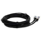 AddOn Networks MCP7H50-H02AR26-AO InfiniBand/fibre optic cable 98.4" (2.5 m) QSFP56 2x QSFP56 Black