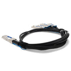 AddOn Networks QSFP28-4SFP28-PDAC3M-FT-AO InfiniBand/fibre optic cable 118.1" (3 m) 4x SFP28 DAC Black