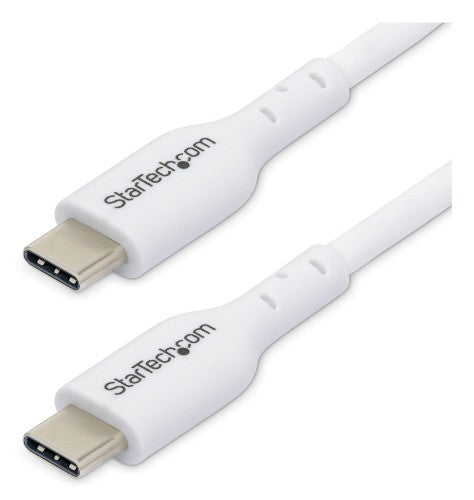 StarTech.com USB2CC1MNCWHE USB cable USB 2.0 39.4" (1 m) USB C 0.48 Gbit/s 60 W White