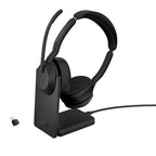 Jabra Evolve2 55 Headset Wireless Head-band Office/Call center USB Type-C Bluetooth
