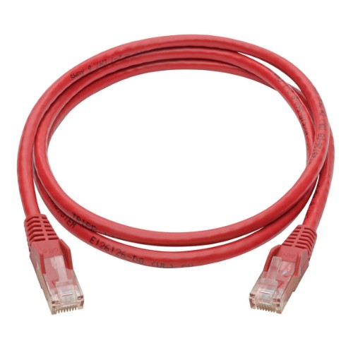 Tripp Lite N201-004-RD networking cable Red 47.2" (1.2 m) U/UTP (UTP)