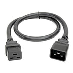 Tripp Lite P036-002 power cable Black 24" (0.61 m) C19 coupler C20 coupler
