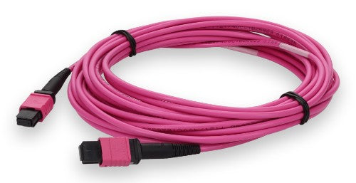 AddOn Networks ADD-MPOMPO-3M5OM4-MA InfiniBand/fibre optic cable 118.1" (3 m) MPO LOMM Magenta