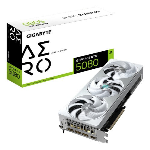 GIGABYTE GeForce RTX 5080 AERO OC SFF 16G NVIDIA 16 GB GDDR7