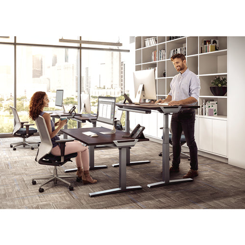 Fellowes 9650501 computer desk top Square shape Mahogany