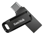 SanDisk Ultra Dual Drive Go USB flash drive 128 GB USB Type-A / USB Type-C 3.2 Gen 1 (3.1 Gen 1) Black