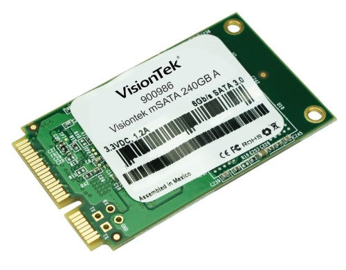 VisionTek 900986 internal solid state drive 240 GB mSATA Serial ATA 3D MLC