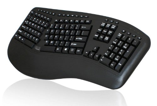 Adesso WKB-1500GB keyboard Mouse included Home/Office RF Wireless QWERTY US English Black