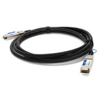 AddOn Networks R0Z25A-AO InfiniBand/fibre optic cable 129.9" (3.3 m) QSFP28 Black