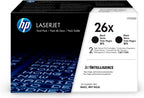 CF226XD (26X) Toner black, 9K pages, Pack qty 2