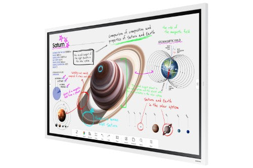 Samsung WM55B interactive whiteboard 55" 3840 x 2160 pixels Touchscreen Gray, White