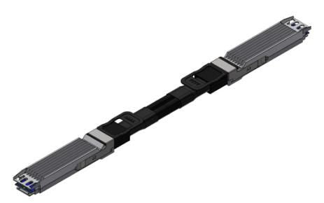 Nvidia MCA4J80-N003 InfiniBand/fibre optic cable 118.1" (3 m) OSFP Black