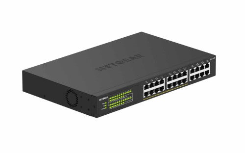 NETGEAR GS324P Unmanaged Gigabit Ethernet (10/100/1000) Power over Ethernet (PoE) 1U Black