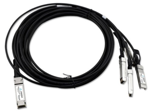 Axiom 980-9I48J-00C005-AX InfiniBand/fibre optic cable 196.9" (5 m) QSFP28 4x SFP28 DAC Black