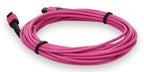 AddOn Networks ADD-MPOMPO-3M5OM4-MA InfiniBand/fibre optic cable 118.1" (3 m) MPO LOMM Magenta