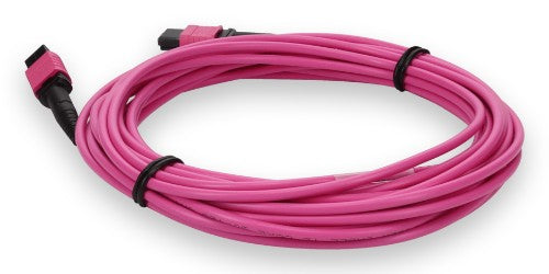 AddOn Networks ADD-MPOMPO-3M5OM4-MA InfiniBand/fibre optic cable 118.1" (3 m) MPO LOMM Magenta