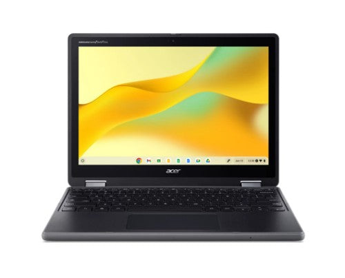 Acer Chromebook R857TN-P65H N250 12.2" Touchscreen WUXGA 8 GB LPDDR5x-SDRAM 64 GB Flash Wi-Fi 7 (802.11be) ChromeOS Black