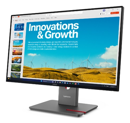 Lenovo ThinkVision P24QD-40 computer monitor 23.8" 2560 x 1440 pixels Wide Quad HD LED Black