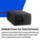 HP 65W GaN USB-C LC Power Adapter