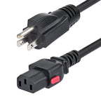 StarTech.com 10FT-LC10A-POWERCORD power cable Black 122" (3.1 m) NEMA 5-15P C13 coupler