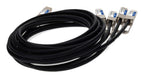 AddOn Networks ADD-Q4AR4Q56MX-P1M InfiniBand/fibre optic cable 39.4" (1 m) QSFP-DD 4x QSFP56 DAC Black