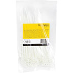 StarTech.com CBMZTS10N6 cable tie Releasable cable tie Nylon, Plastic White 100 pc(s)