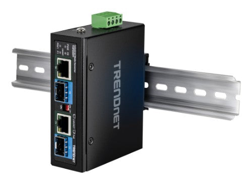 Trendnet TI-BF22SFP network media converter 1000 Mbit/s Black