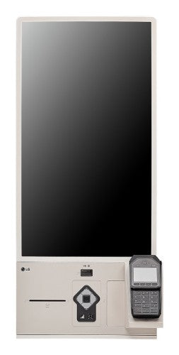 LG 27KC3PK-C signage display Kiosk design 27" 300 cd/m² Full HD Beige Touchscreen Built-in processor Windows 10 IoT Enterprise 16/7