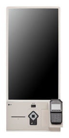 LG 27KC3PK-C signage display Kiosk design 27" 300 cd/m² Full HD Beige Touchscreen Built-in processor Windows 10 IoT Enterprise 16/7