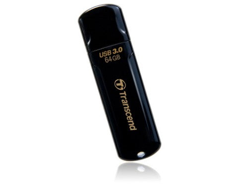 Transcend JetFlash elite 700 64GB USB 3.0 USB flash drive USB Type-A 3.2 Gen 1 (3.1 Gen 1) Black