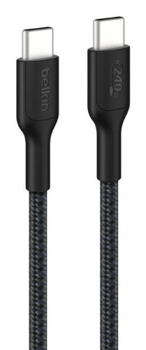 Belkin CAB025FQ1MBK USB cable 39.4" (1 m) USB C Black