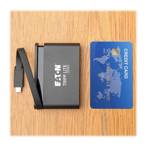 Tripp Lite U444-T6N-H4UBC USB graphics adapter 3840 x 2160 pixels Black