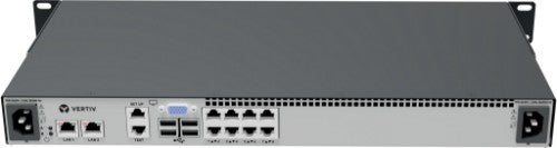 Vertiv Avocent MPU2-108DAC-400 KVM switch Rack mounting Black