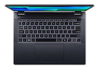 Acer TravelMate P4 TMP414-53-G2-54VK Intel Core 5 120U Laptop 14" WUXGA 16 GB DDR5-SDRAM 512 GB SSD Wi-Fi 6E (802.11ax) Windows 11 Pro Blue